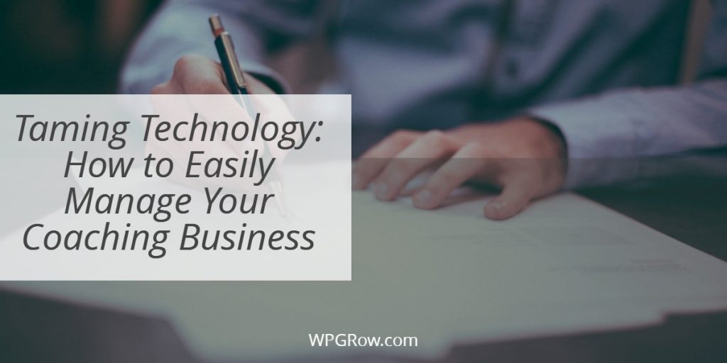 Taming Technology How to Easily Manage Your Coaching Business - how to create a landing page