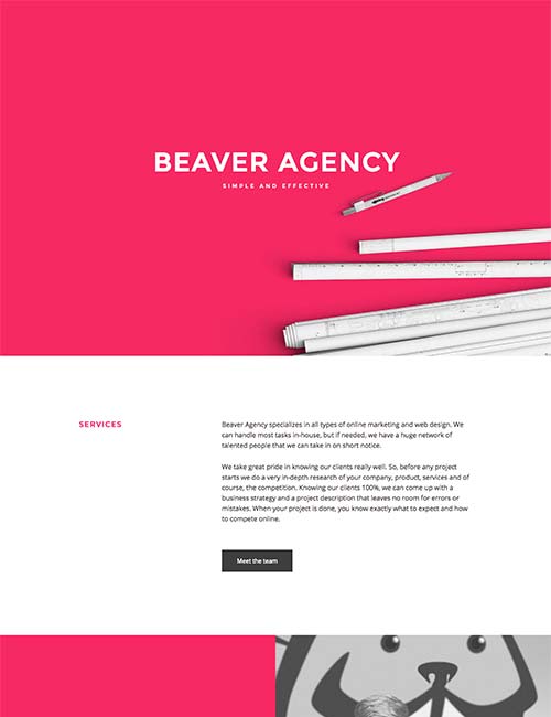 beaver agency template 1 -