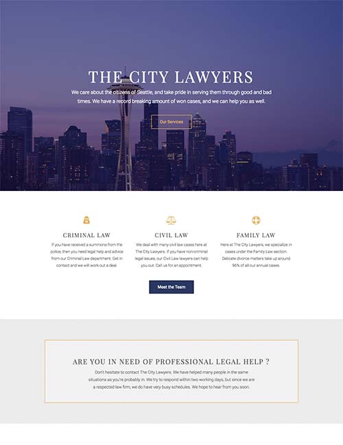 city lawyers template 1 -