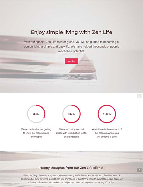 zen life template 1 -