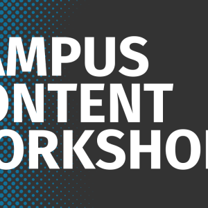 Workshop Campus Content -