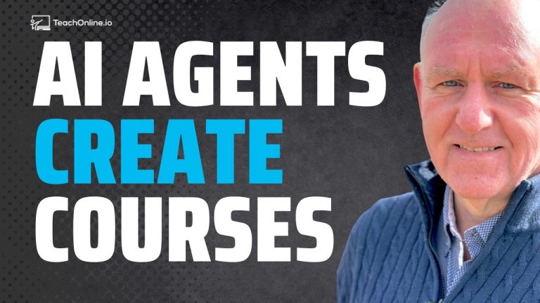 Create Videos, Not Courses: How AI Agents Do the Rest