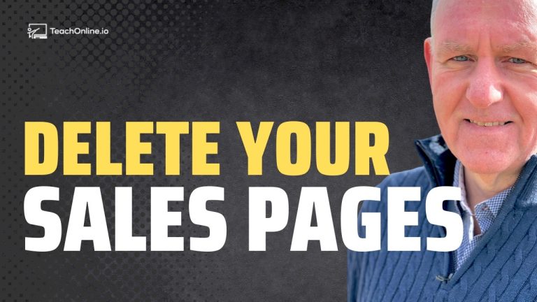 I Deleted Every Sales Page Because of AI