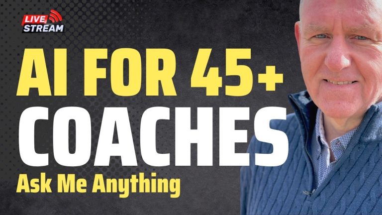 James Maduk live workshop for coaches 45+ on building an AI-native business